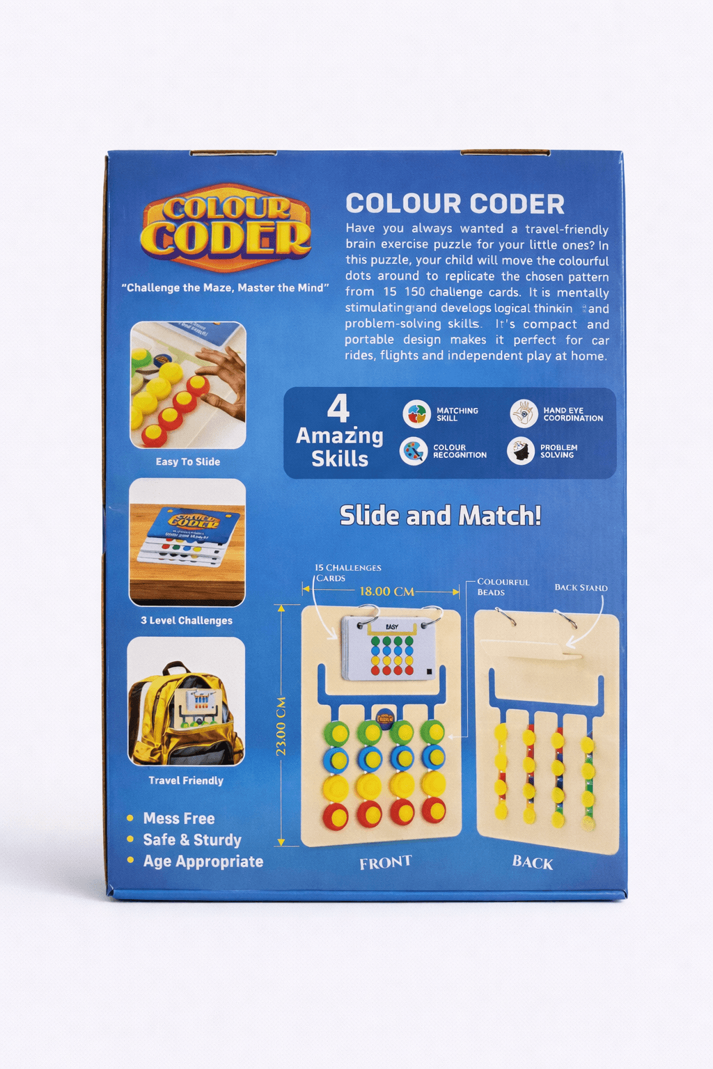 colour code sorter puzzle board for kids (2–6 years) colour code sorter puzzle board for kids (2–6 years)