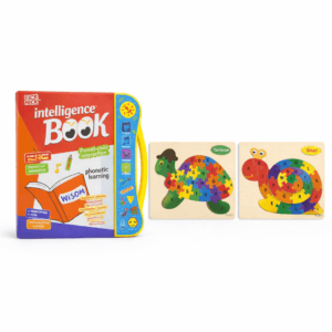 Home development combo – intelligence book & alphabet puzzle (2–6 years)