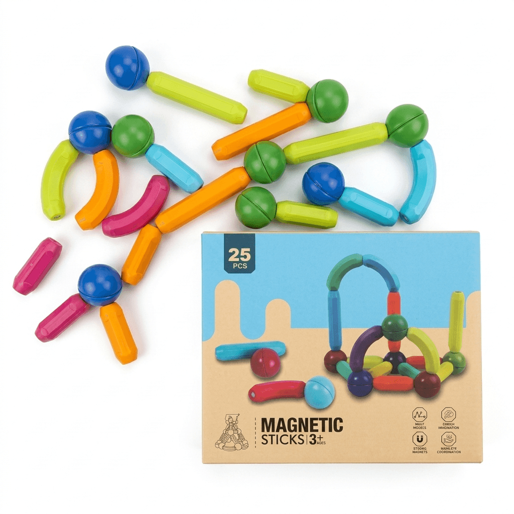 magnetic building sticks & balls set for kids | 3d construction stem toy (3+ years) magnetic building sticks & balls set for kids | 3d construction stem toy (3+ years)
