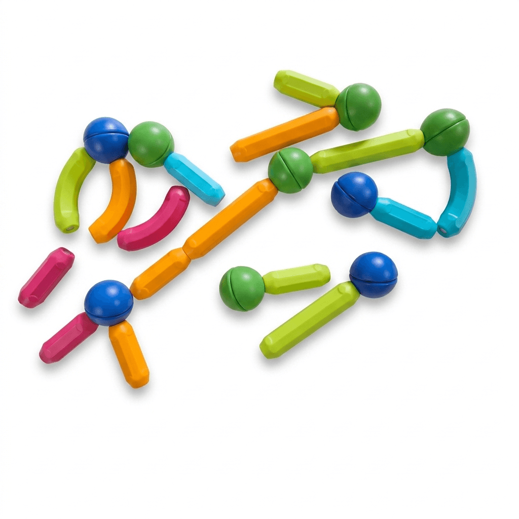 magnetic building sticks & balls set for kids | 3d construction stem toy (3+ years) magnetic building sticks & balls set for kids | 3d construction stem toy (3+ years)