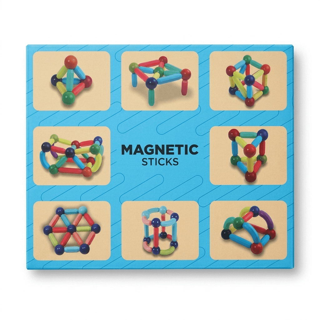 magnetic building sticks & balls set for kids | 3d construction stem toy (3+ years) magnetic building sticks & balls set for kids | 3d construction stem toy (3+ years)