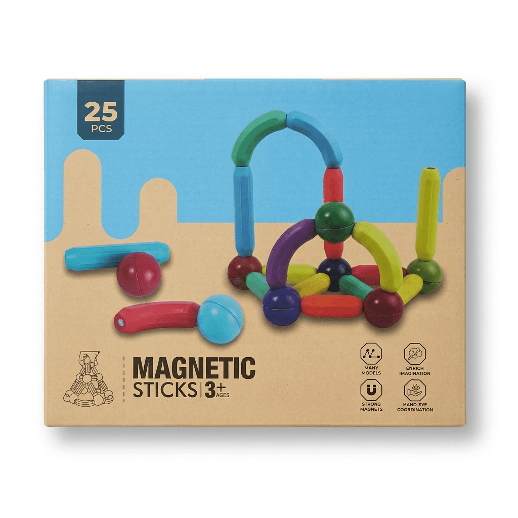 magnetic building sticks & balls set for kids | 3d construction stem toy (3+ years) magnetic building sticks & balls set for kids | 3d construction stem toy (3+ years)